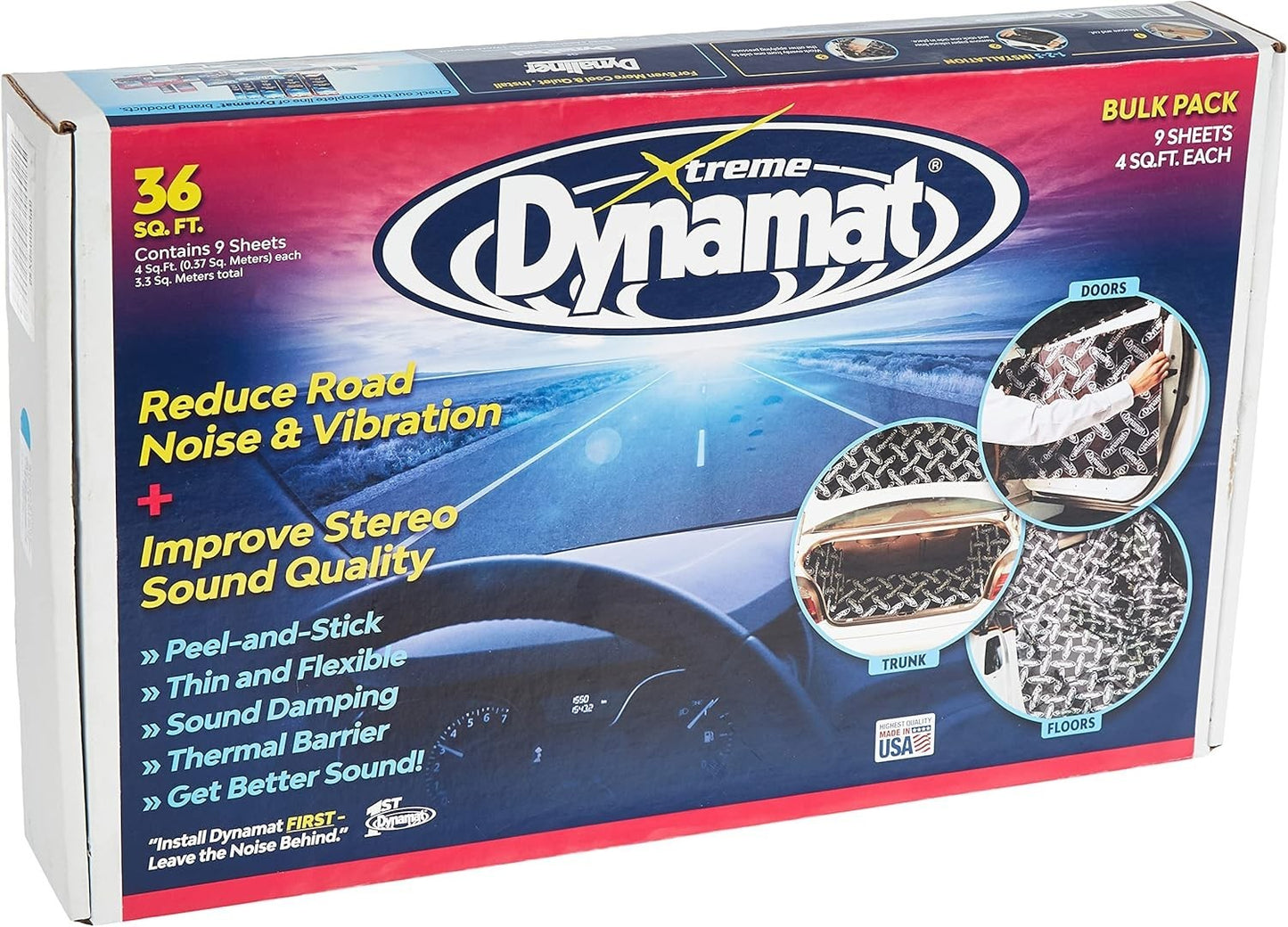 Dynamat Xtreme Sound Deadening Car Insulation Bulk Pack 10455 � Noise Dampening