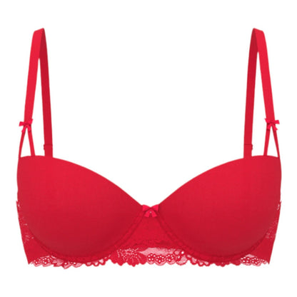 PINK Wink Lightly Lined Balconette Bra | Color: Red Pepper | Multiple Sizes