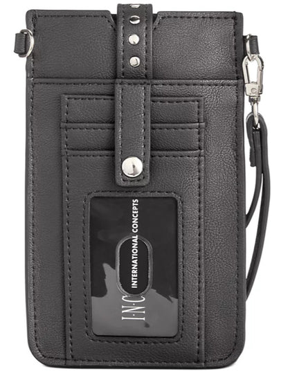 I.n.c. International Concepts Ashlii Phone Wristlet Crossbody, Black Card Case