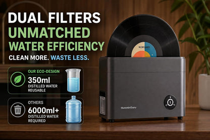 HumminGuru Ultrasonic Vinyl Record Cleaner HG01 - Brand New In Box NIB 12" LP