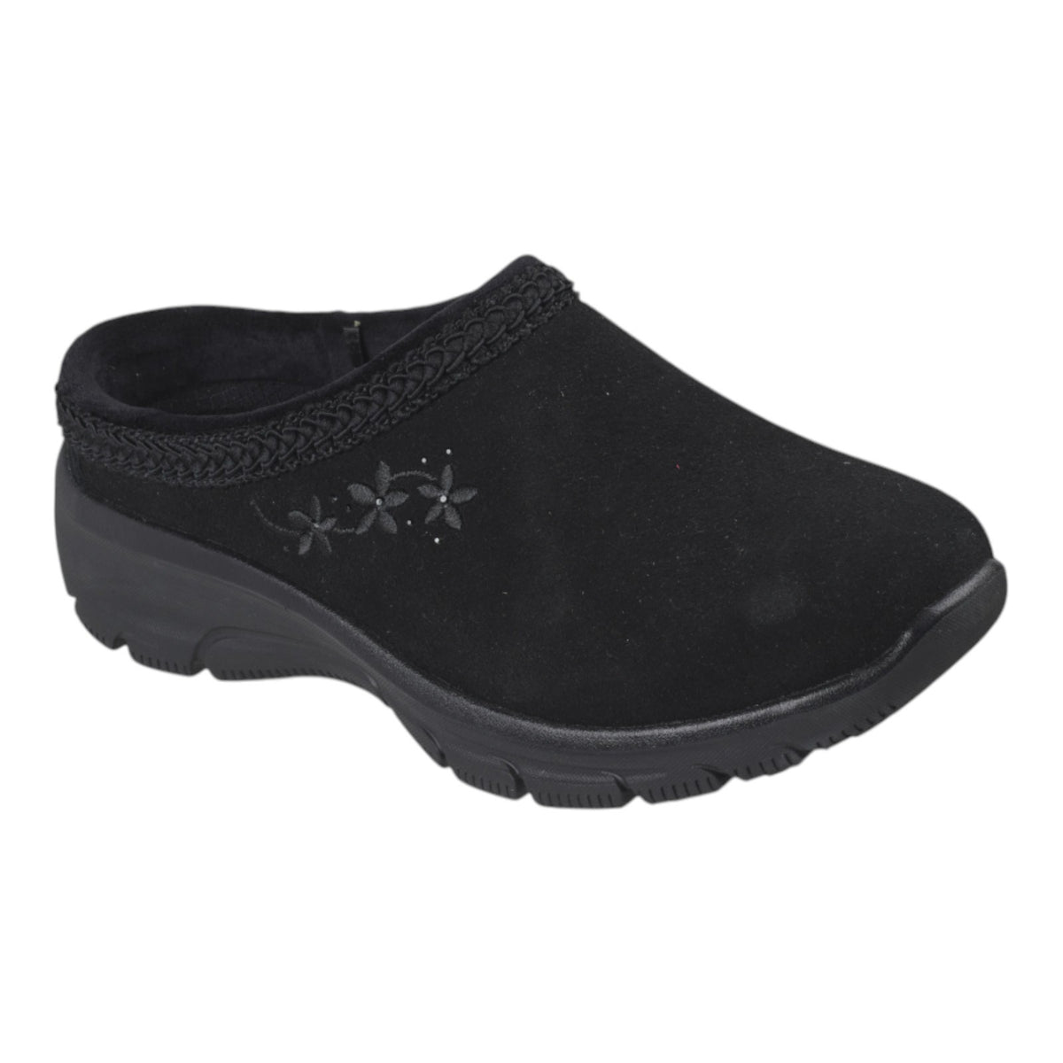 NEW WOMENS SKECHERS RELAXED FIT EASY GOIN SOFT CHARM SUEDE Clogs AUTHENTIC