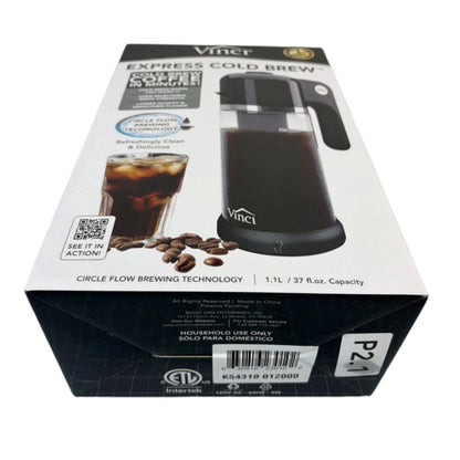 Vinci Express Cold Brew Electric Coffee Maker, New In Box!
