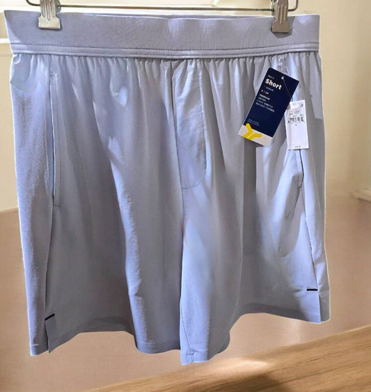 Old Navy 7" Inseam Protrain Go Dry Men's Shorts,Light Gray,