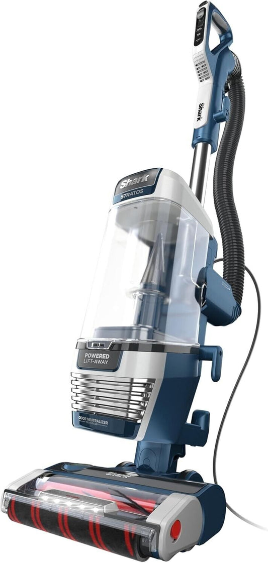 Shark - Stratos Upright Vacuum with DuoClean PowerFins HairPro, Self-Cleaning...