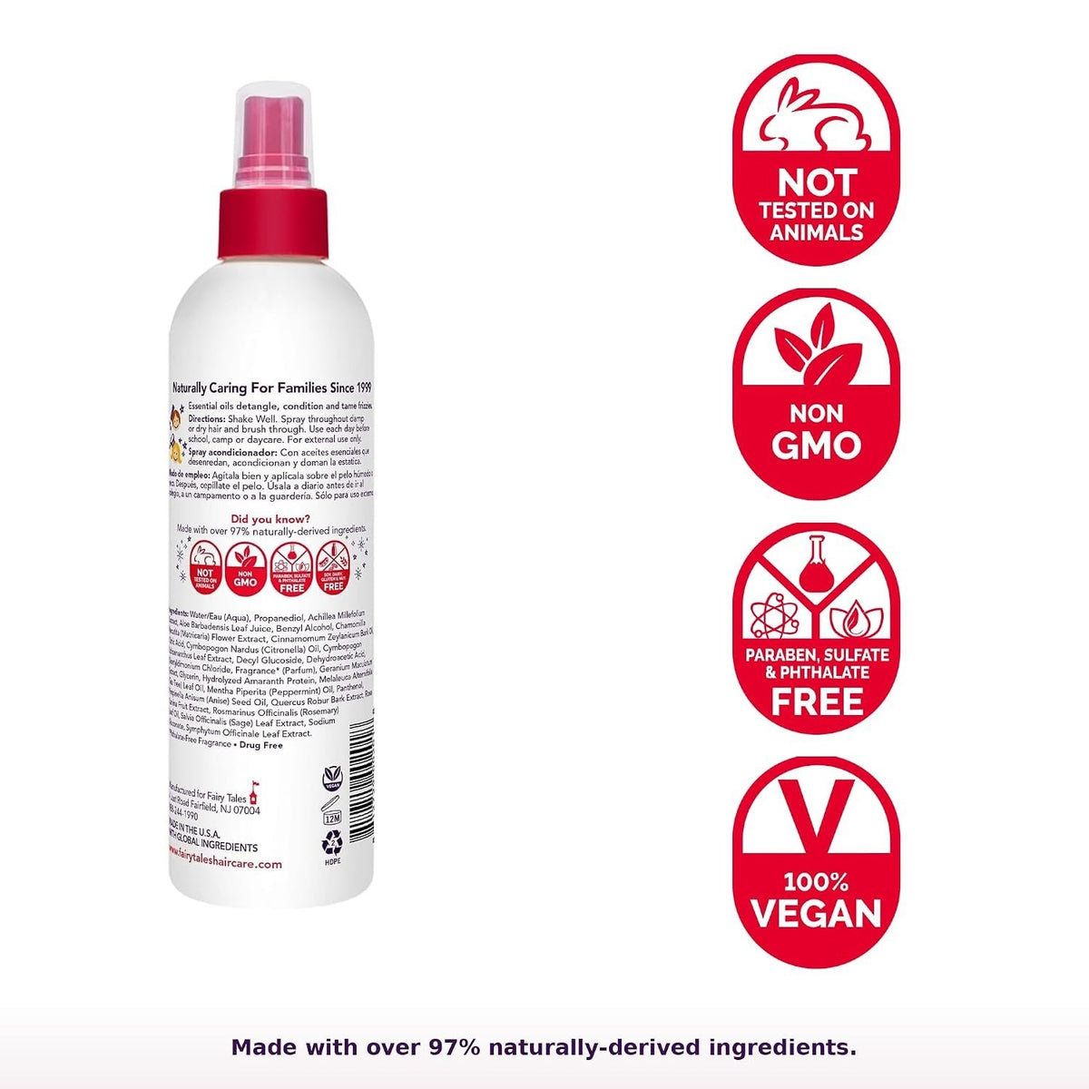 Fairy Tales Rosemary Repel Cosmetic Conditioning Spray 8 oz