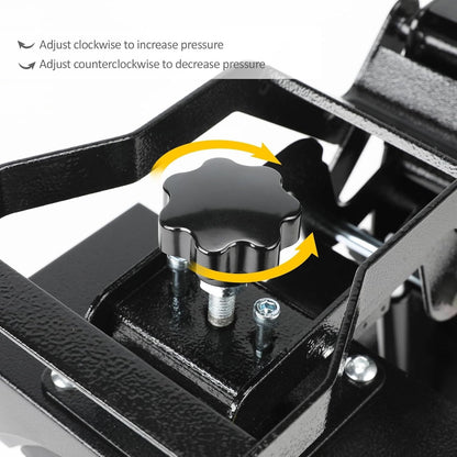 Hat Heat Press Machine for Caps with 2pcs Interchangeable Platens(6.7"x3.8", ...