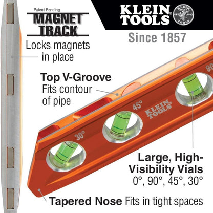 Klein 935RB Torpedo Billet Level, Rare Earth Magnet