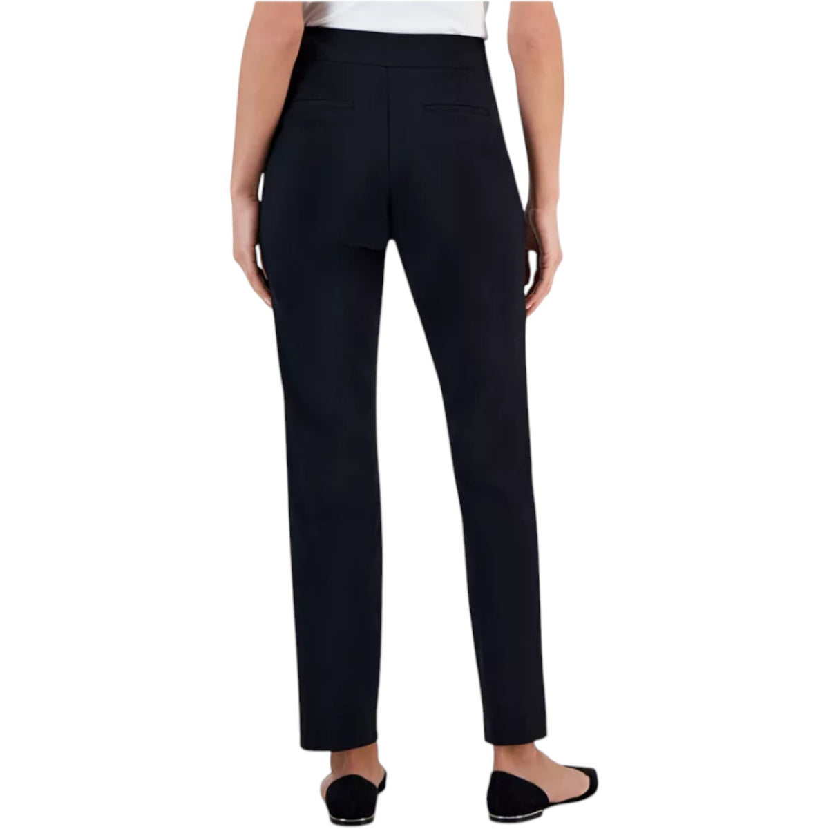 JM Collection Petite Tummy-Control Comfort waistband Pants, Black or Blue