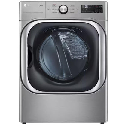 NEW LG 9.0 Cu Ft Front Load Electric Dryer w/ TurboSteam™ |  DLEX8980V | Silver