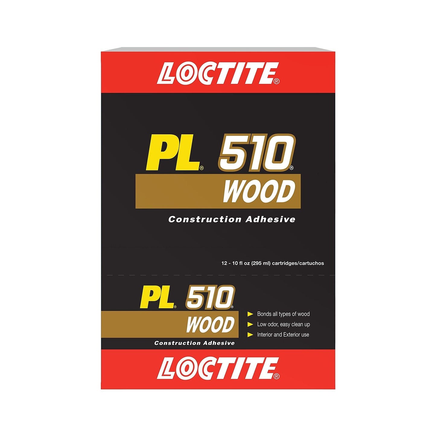 Loctite PL 510 Wood Construction Adhesive 10-Ounce Cartridge (1538750)