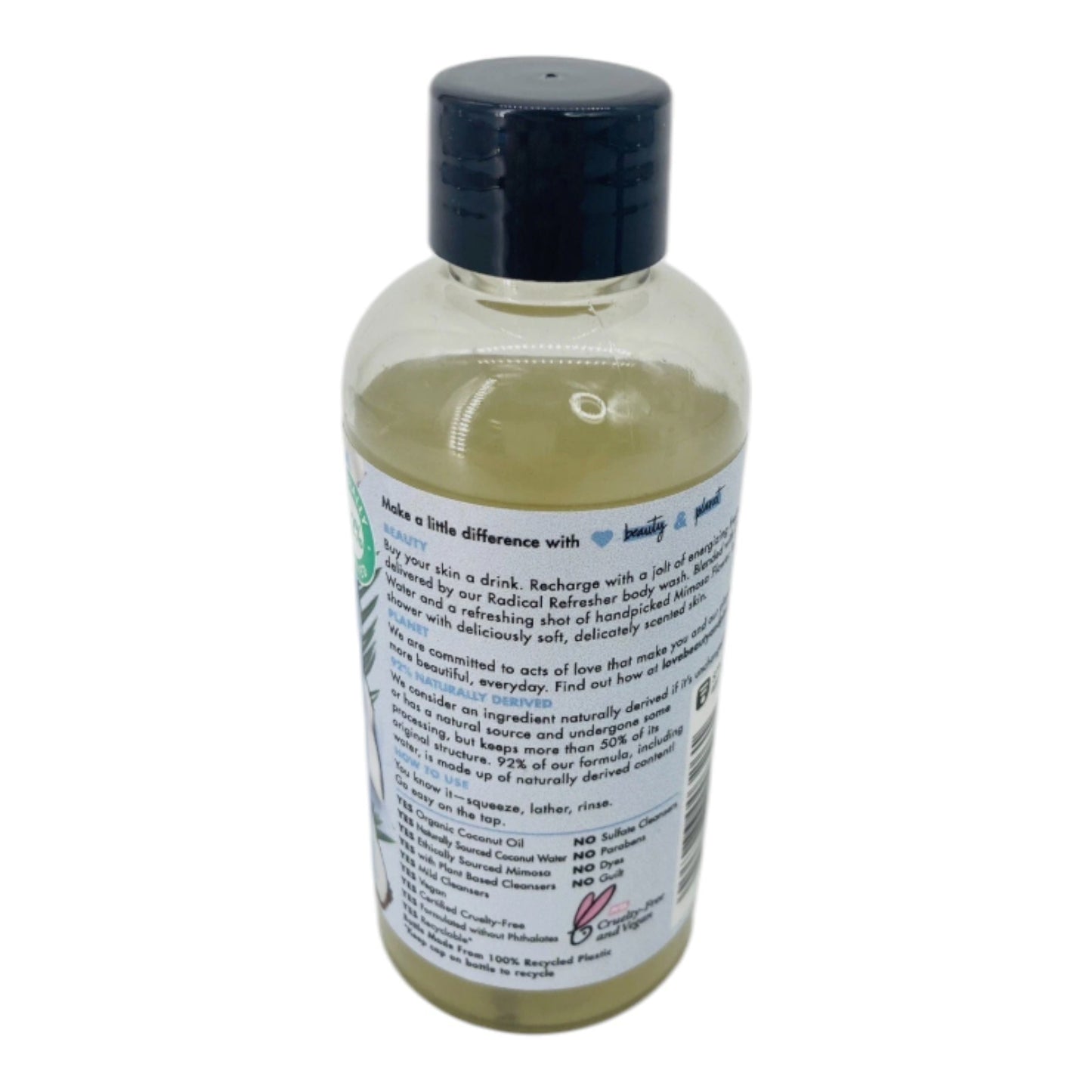 Love Beauty and Planet Coconut Water & Mimosa Flower Body Wash 3 oz