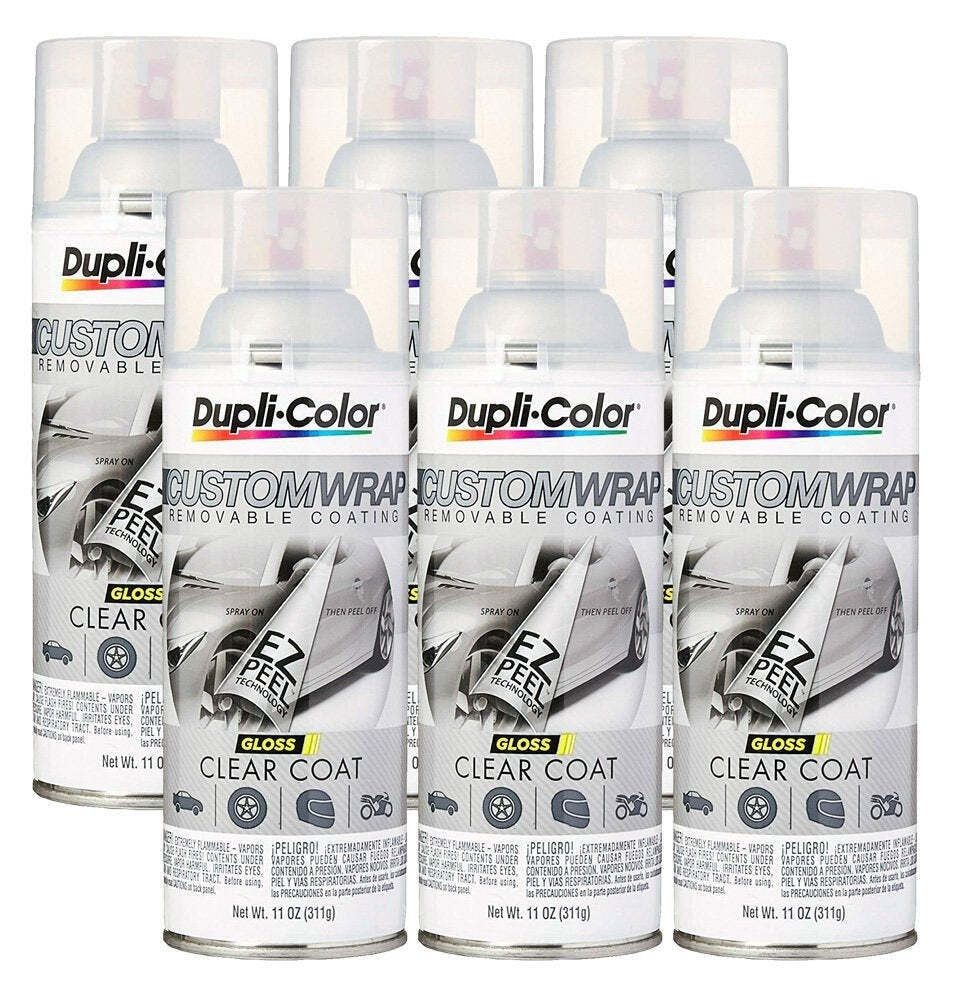 Dupli-Color Clear Coat Custom Wrap 11 oz. - (6 Pack)
