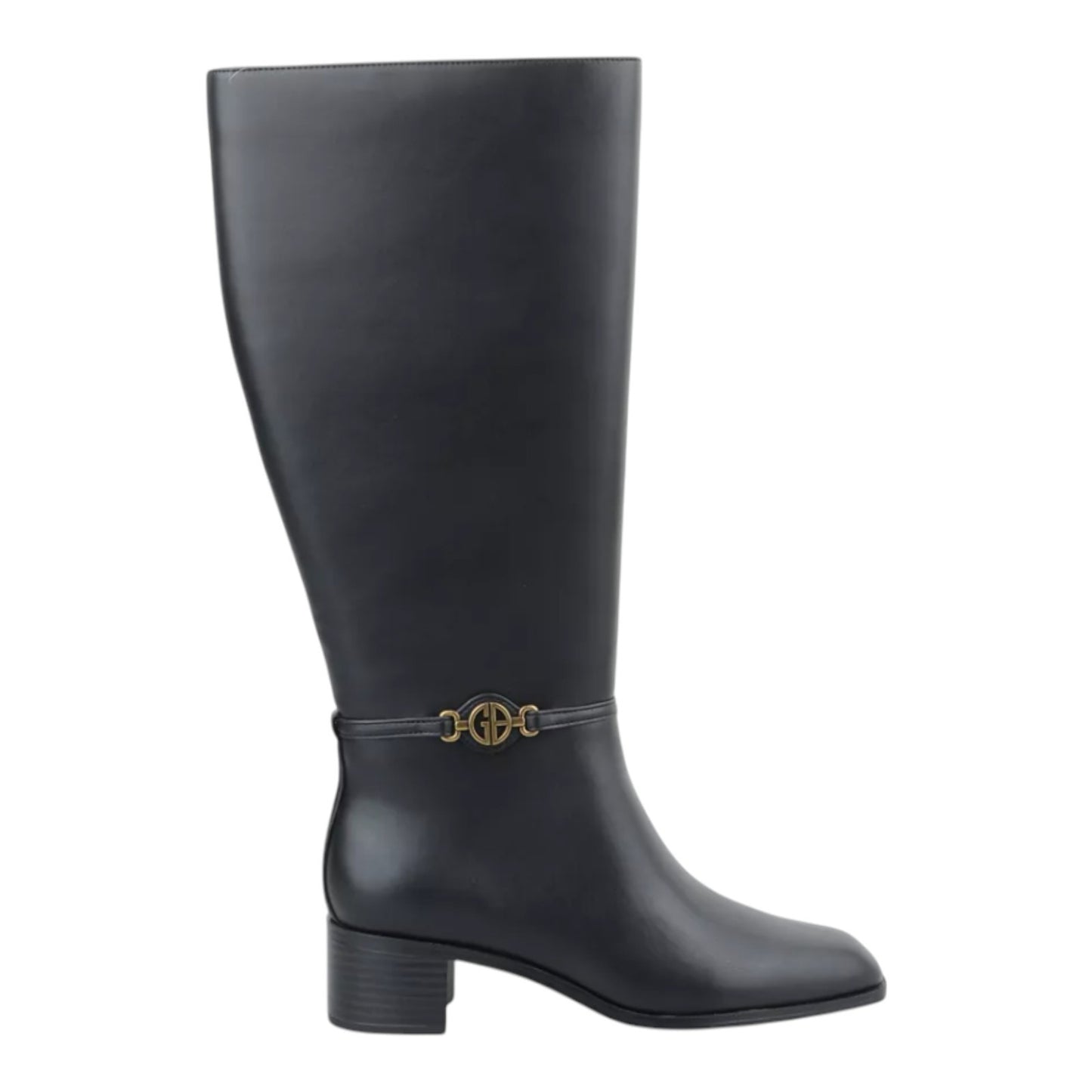 Giani Bernini Women's Shayyla Block Heel Knee High Boots | Black | Size 6.5