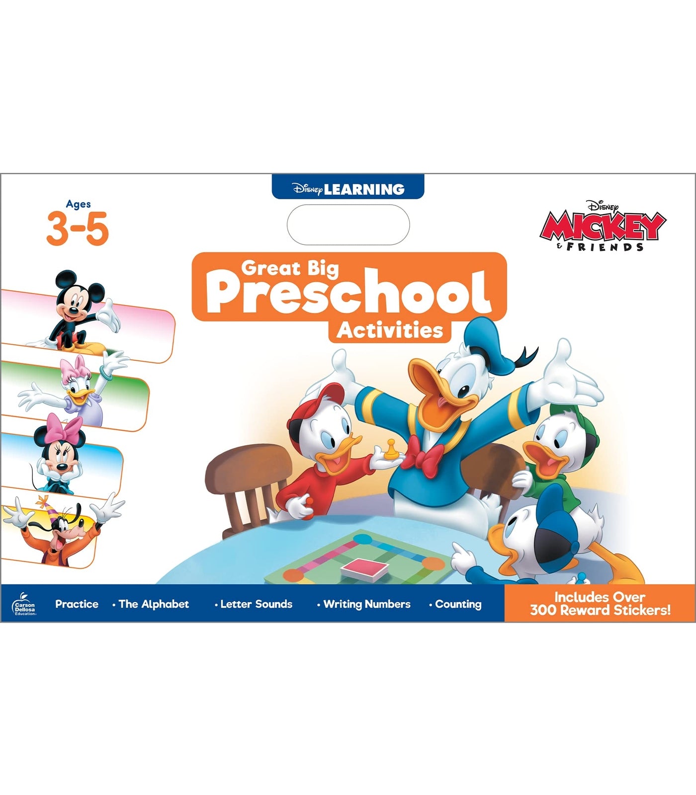 Disney Learning Great Big Preschool Activities―Large Math and Phonics Activity