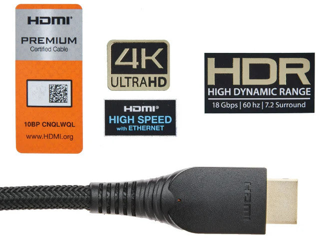 ONN 6' Premium HDMI Cable