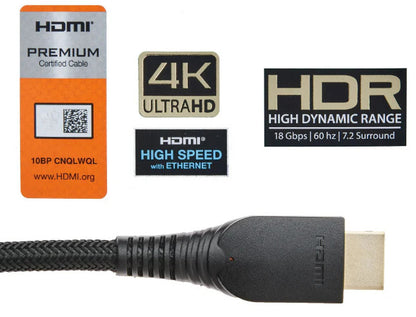 ONN 6' Premium HDMI Cable