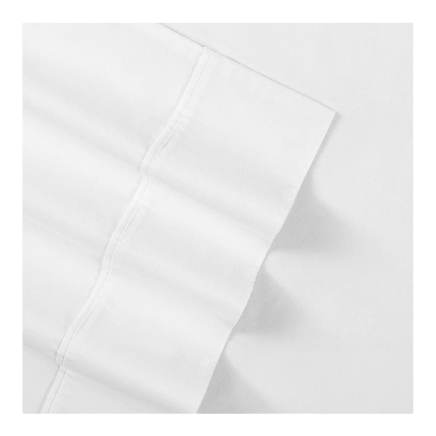 Columbia Breathable Cotton Percale 4 Piece King Size Sheet Set | 4 Color Options