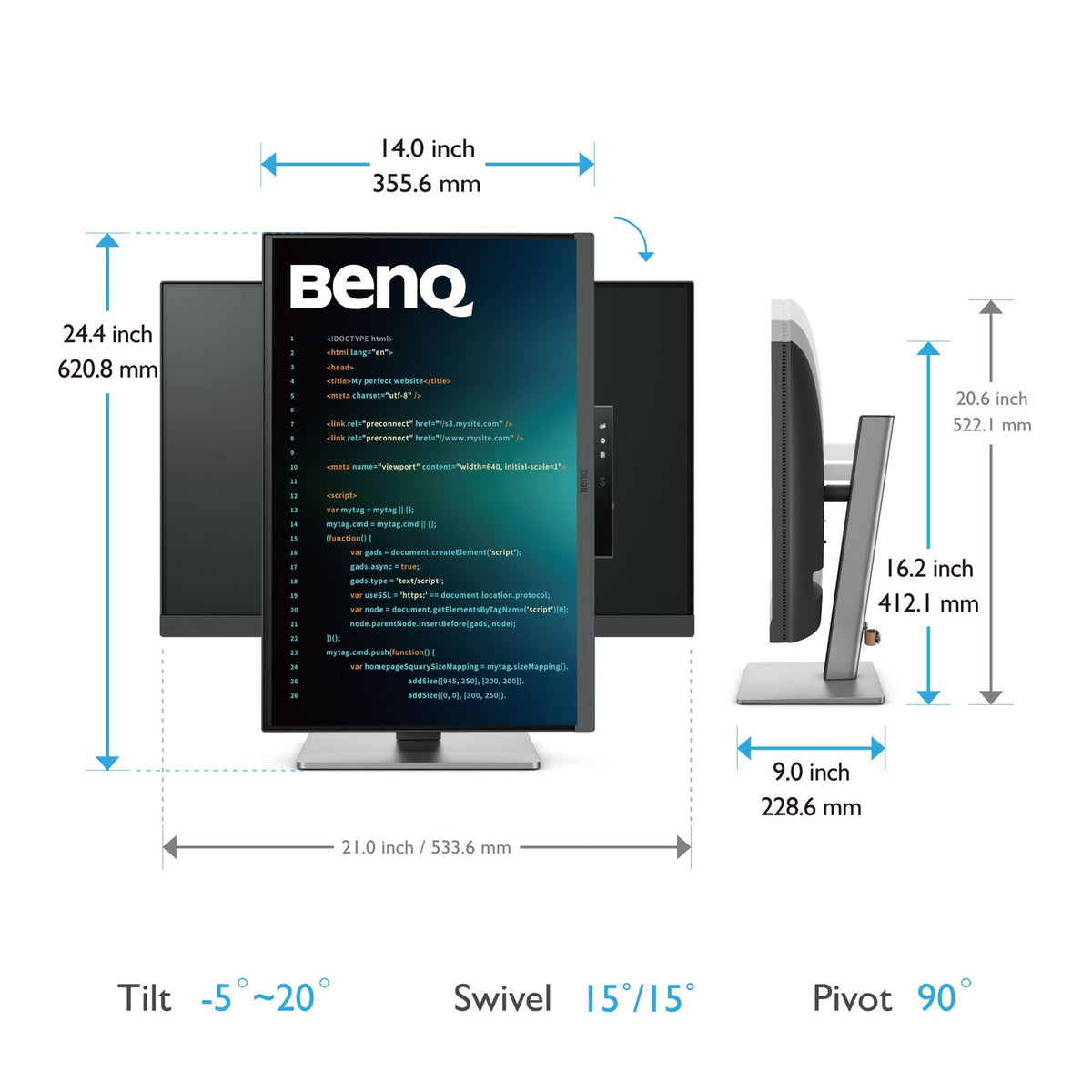 BenQ RD Series Programming Monitor