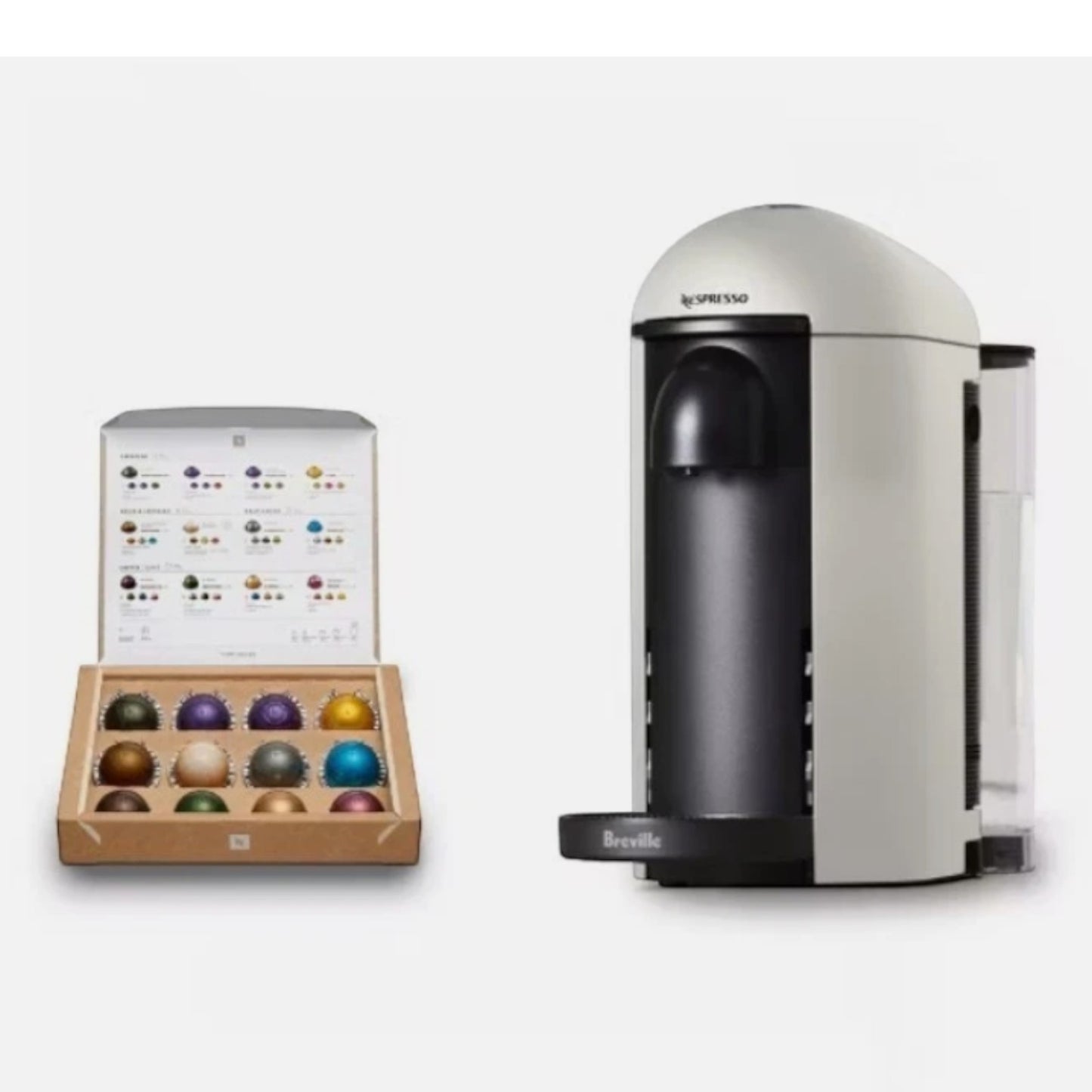 Nespresso VertuoPlus Single-Serve Coffee Maker and Espresso Machine by Breville