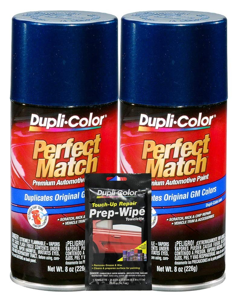 Dupli-Color Indigo Blue Metallic Exact-Match Automotive Paint For GM Vehicles -
