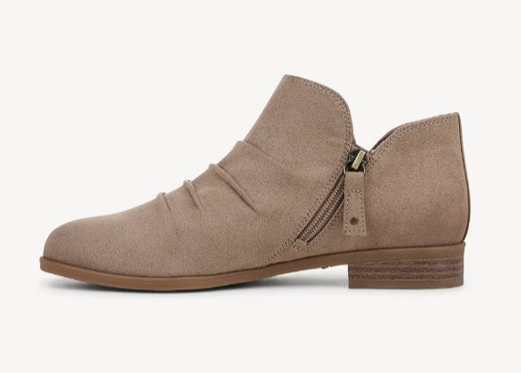 Dr. Scholl's Women's Rae Zip Shooties - Boots- Taupe - New in Box