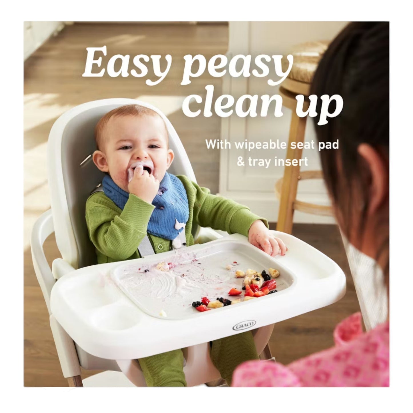 Graco EveryStep 6 in 1 High Chair Babies and Toddlers Portable Slim High Chai...