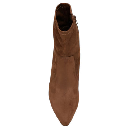 Old Navy Women's Faux-Suede Heeled Boots | #788052 | Side Zipper | Size 7 & 8