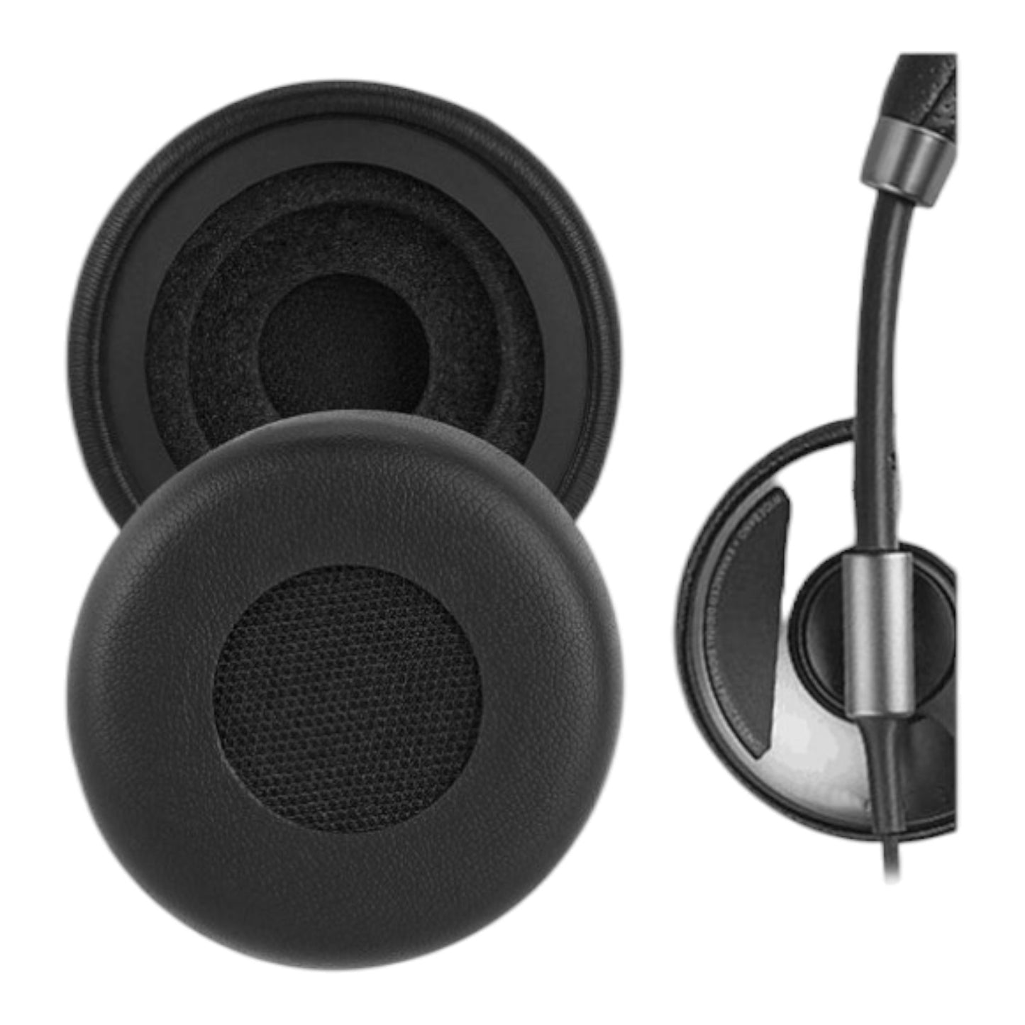 Geekria QuickFit Replacement Ear Pads for Plantronics Blackwire C510 C520 C710