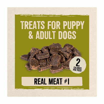 Purina Prime Bits Rawhide Free Natural Dog Treats with Real Venison