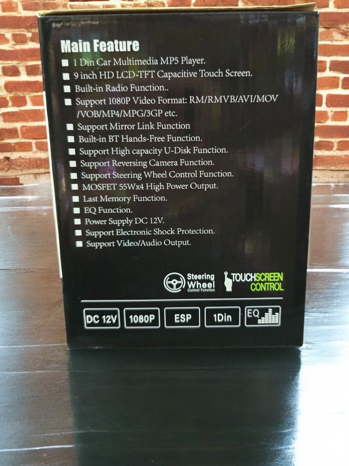 9" car multimedia player HD 1080 MP5