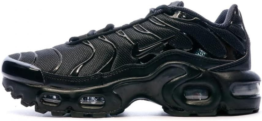 WOMEN'S NIKE AIR MAX PLUS (GS) | BLACK "TRIPLE BLACK" | SZ 7Y | CD0609-001