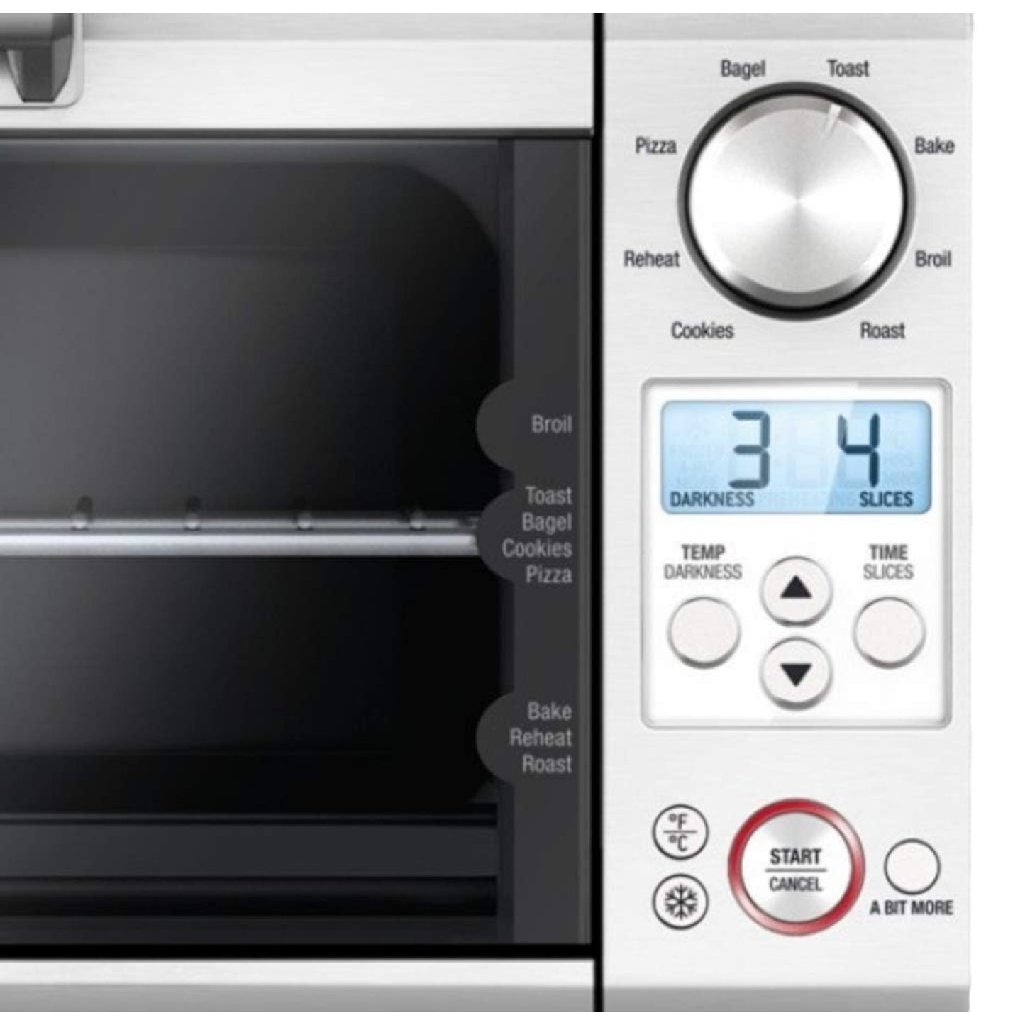 Brand New Breville 1800W Mini Smart Toaster Oven Stainless Steel BOV450XL