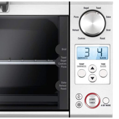 Brand New Breville 1800W Mini Smart Toaster Oven Stainless Steel BOV450XL