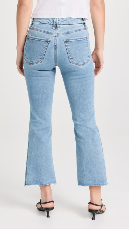 Blue670 Good Legs Crop Mini Boot Jeans