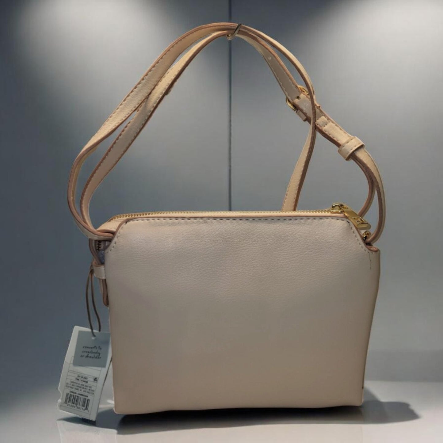 A.New Day Pink Crossbody Purse w/Adjustable Straps 9" L x 8 " H