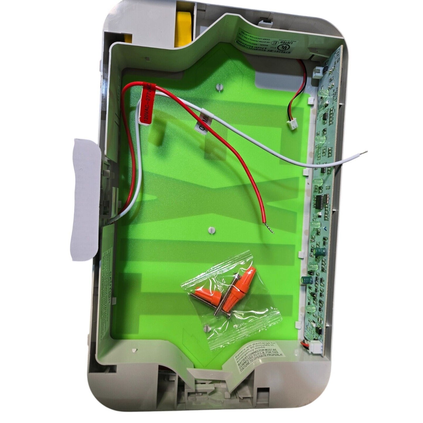 Double side Exit sign, back-up battery LED Light 7”x12”  Green, EZRXTEU2GWEMSDT