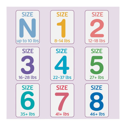 Parent's Choice Dry & Gentle Diapers Size 8, 64 Count (Select for More Options)