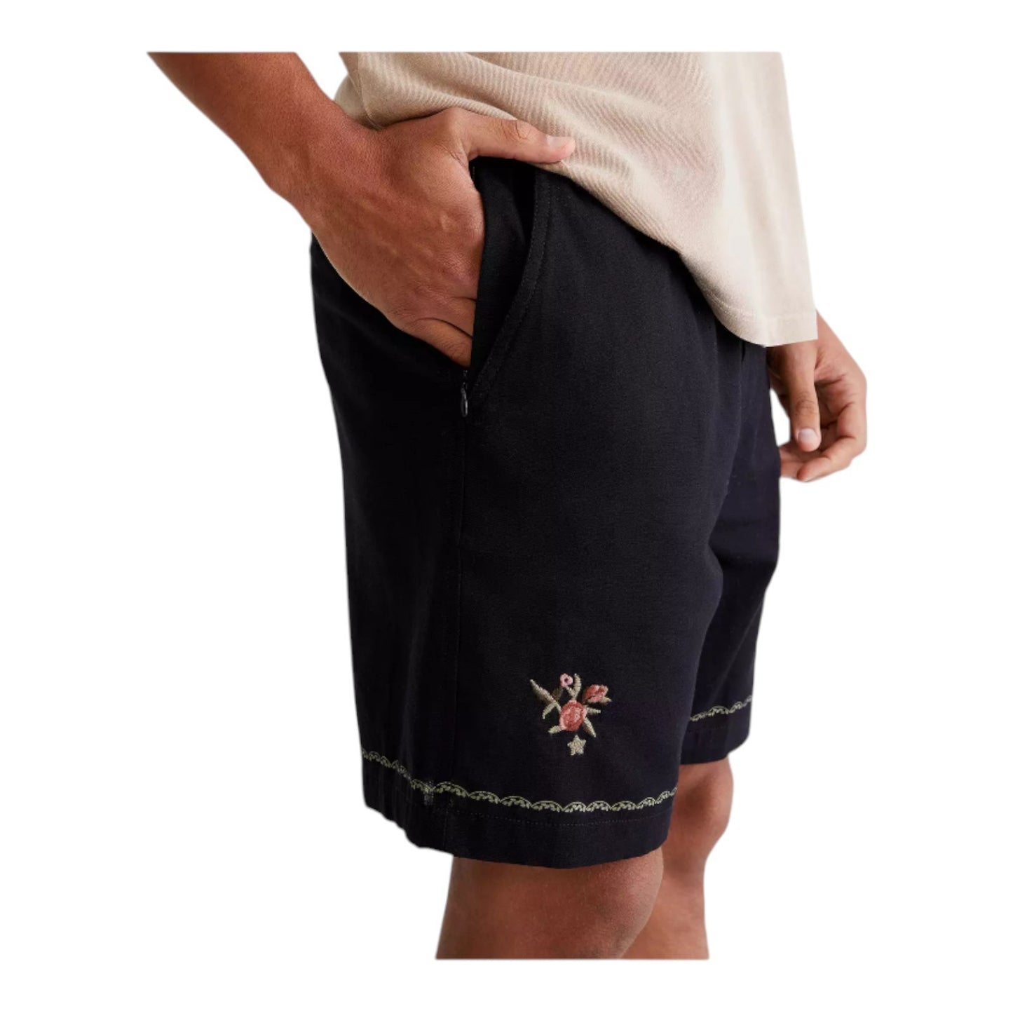 Aeropostale men’s all day jogger shorts 7" | Size S & M | Black  NEW NWT