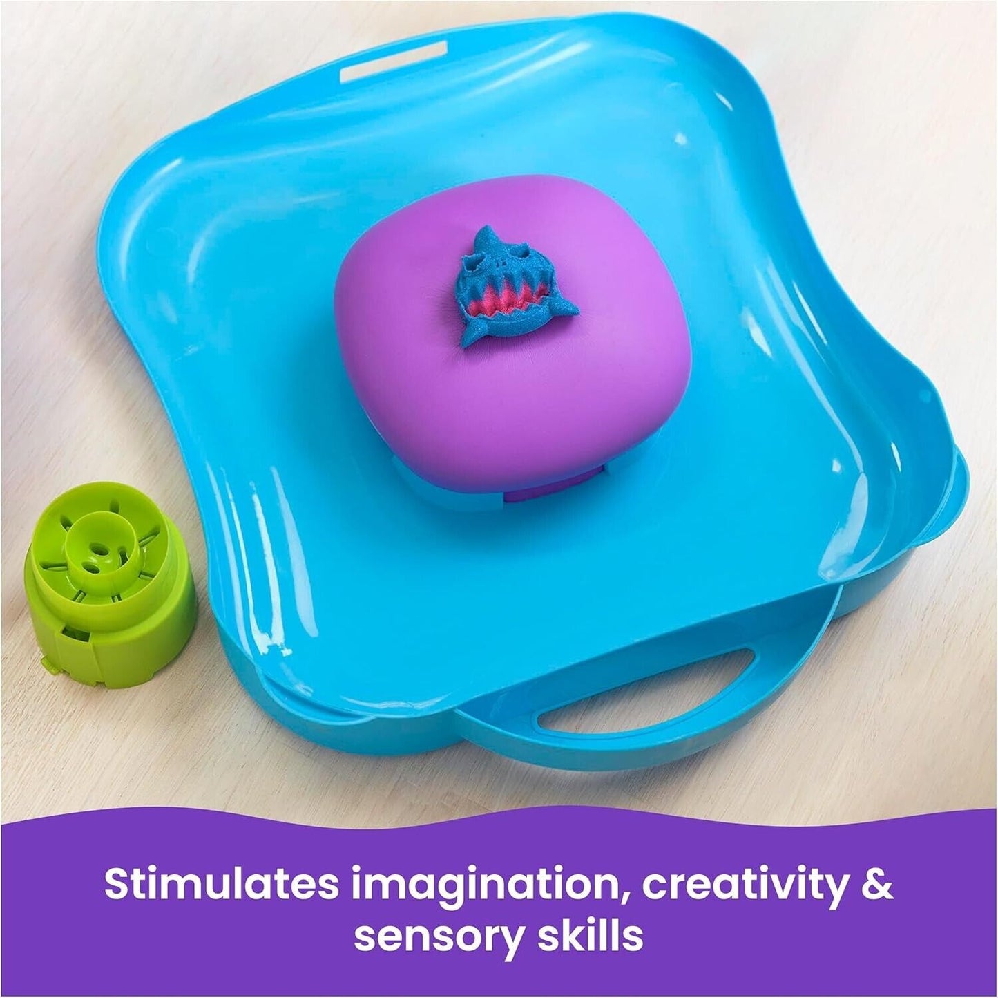 Kinetic Sand, SquishMotion Playset With 1lb Sand New