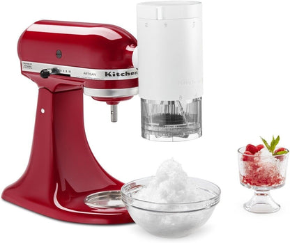 KitchenAid Shaved Ice Snow Cone Maker Attachment for all KitchenAid Mixers White