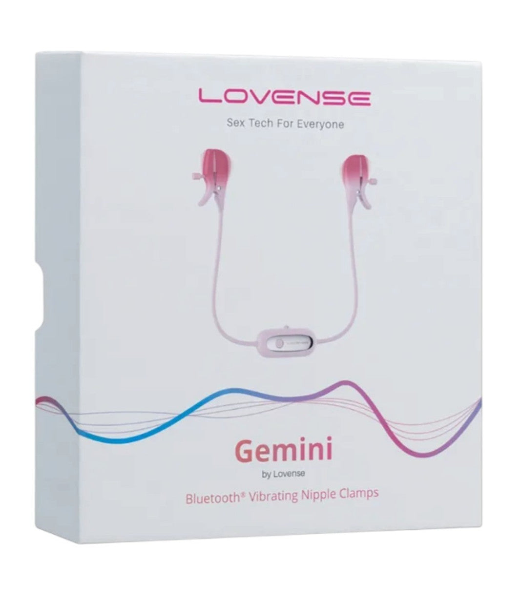 Lovense Gemini Nipple Clamps, Wireless and Re-chargable, Long Range WiFi Control