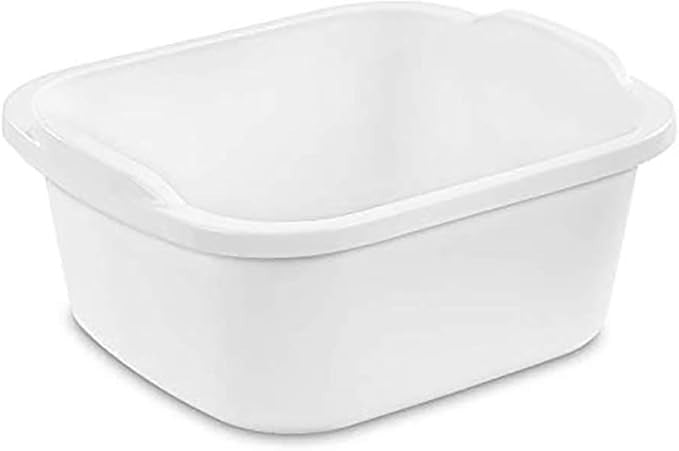Sterilite 12 Quart/11.4 Liter Dishpan, White