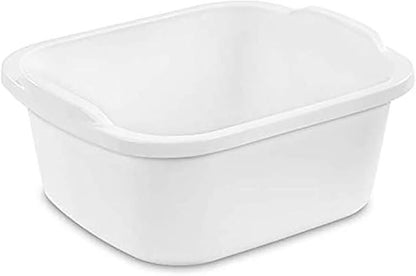 Sterilite 12 Quart/11.4 Liter Dishpan, White