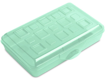 Sterilite Small Pencil Box Plastic - GREEN TINT