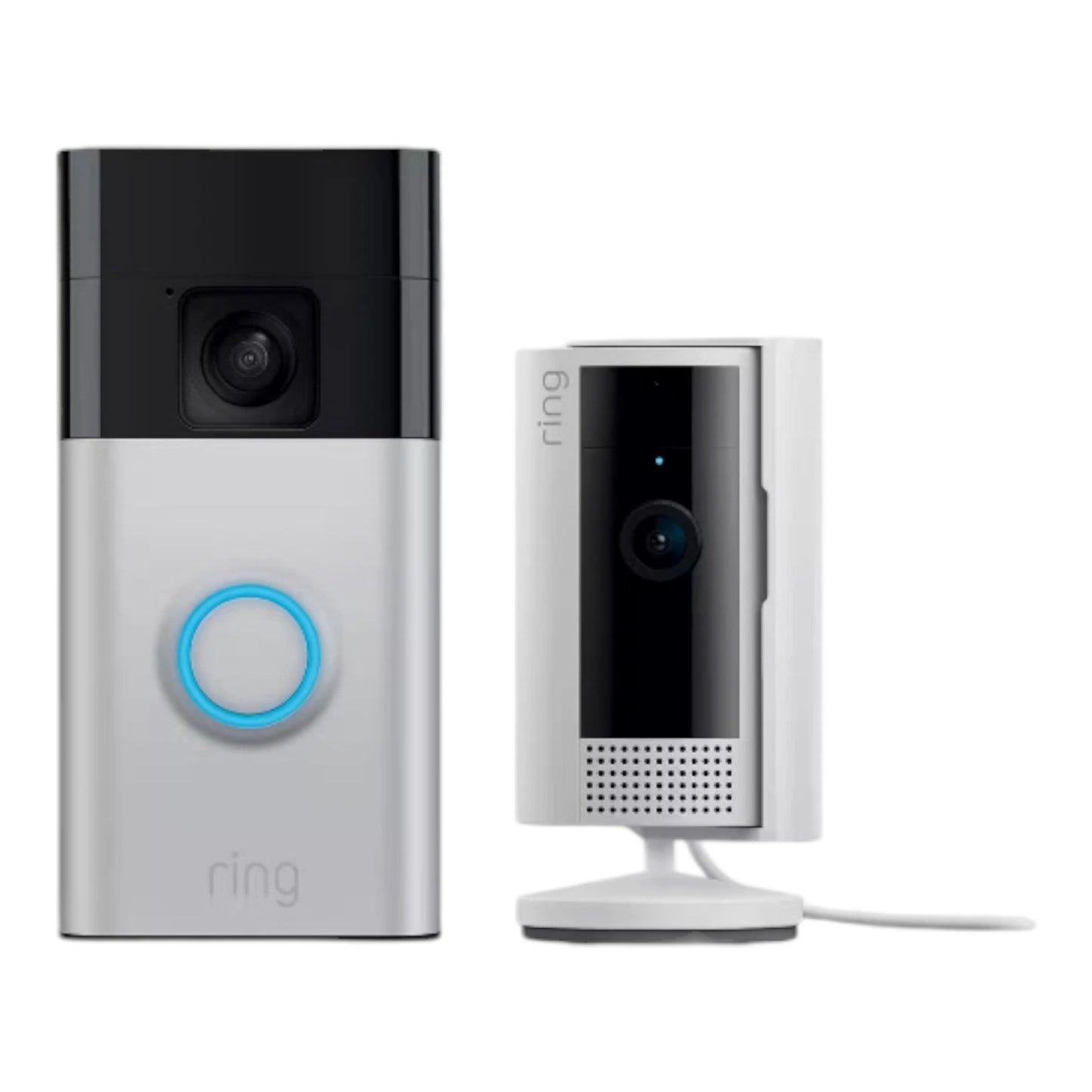 Ring Starter Set with Battery Doorbell and Indoor Cam