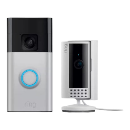 Ring Starter Set with Battery Doorbell and Indoor Cam