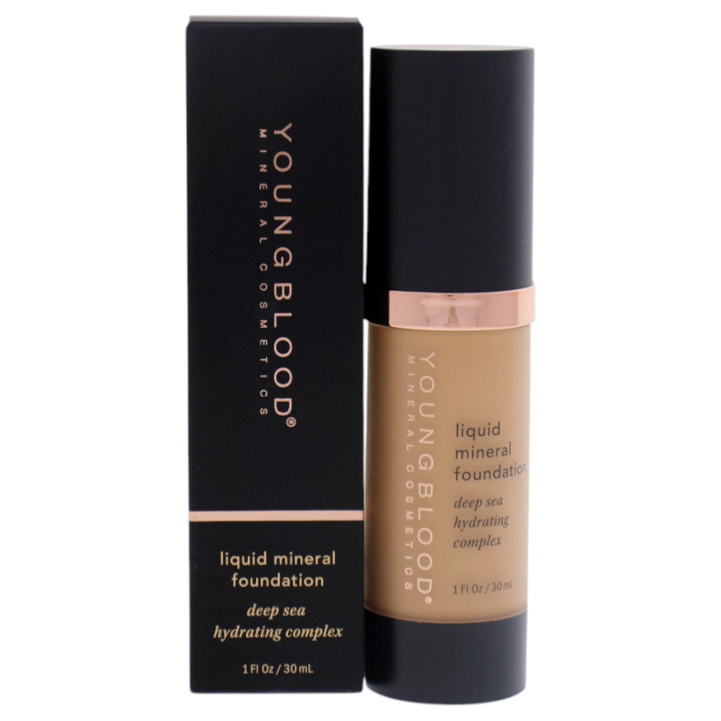 Liquid Mineral Foundation - Golden Tan by Youngblood for Women - 1 oz Foundation