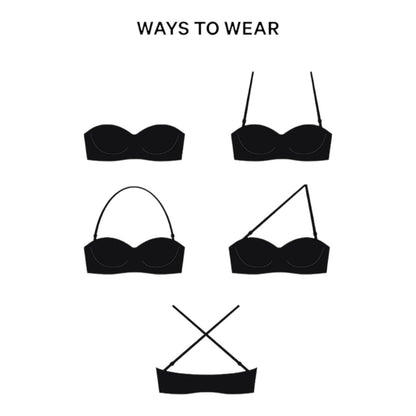 Victoria's Secret PINK Smooth Wear Everywhere Strapless Push Up Bra #11267410