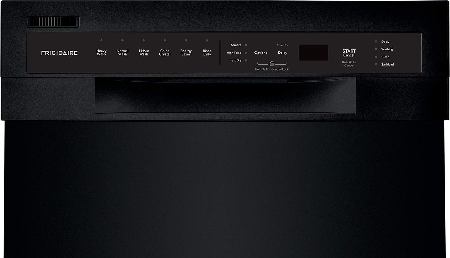 Frigidaire 18 in. ADA Compact Front Control Dishwasher with Dual Spray Arms, 52