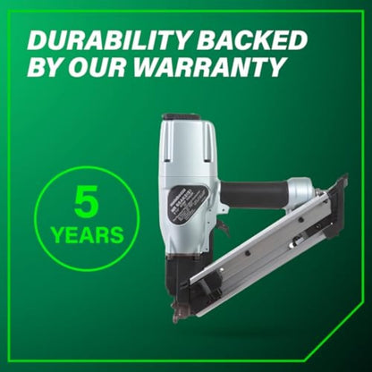Metabo HPT NR65AK2SM 36° 2-1/2" Strap-Tite Metal Connector Strip Nailer New